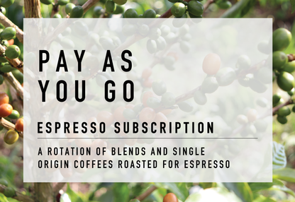 Pay As You Go Espresso Subscription