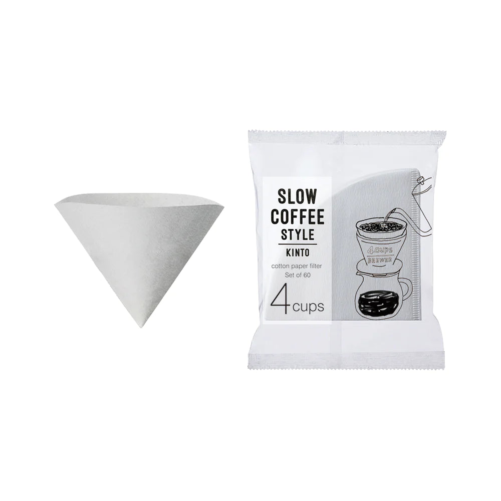 Kinto Slow Coffee Style 4-Cup Filters - 60 pack